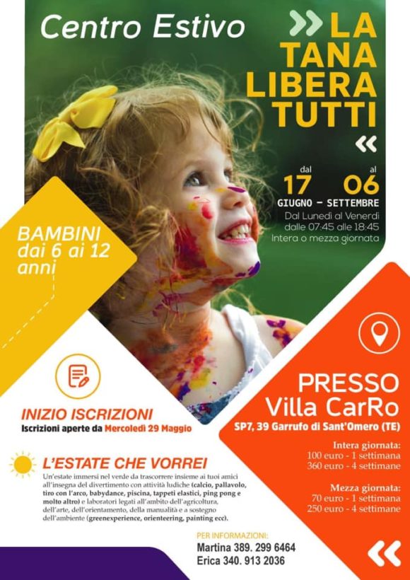 Centro Estivo - La tana libera tutti